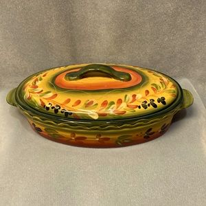 3 Quart Oval Covered Casserole La Province by TABLETOPS UNLIMITED